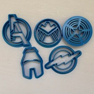 Avengers Cookie or Fondant Cutters